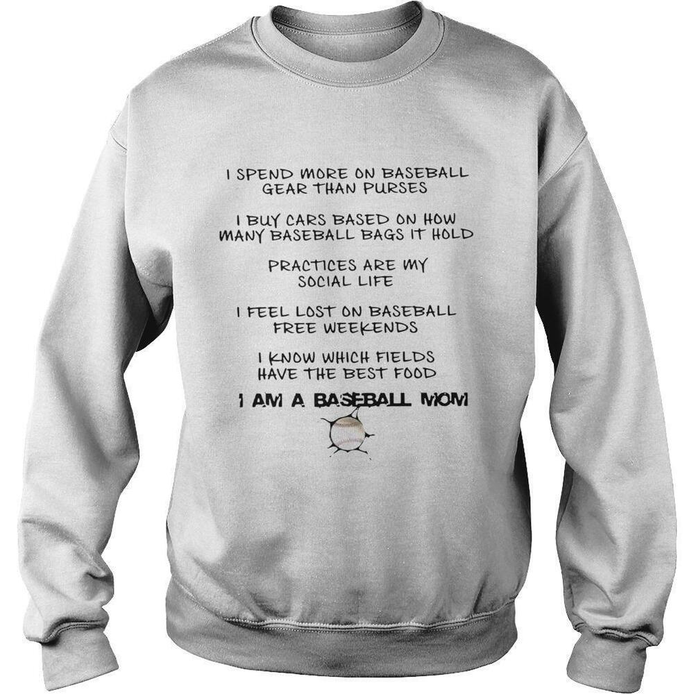 I Am A Baseball Mom Sweatshirt